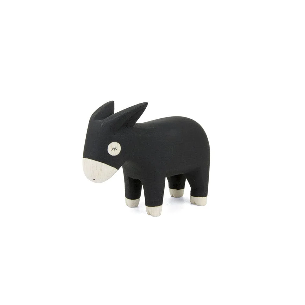 Figurine Âne en Bois