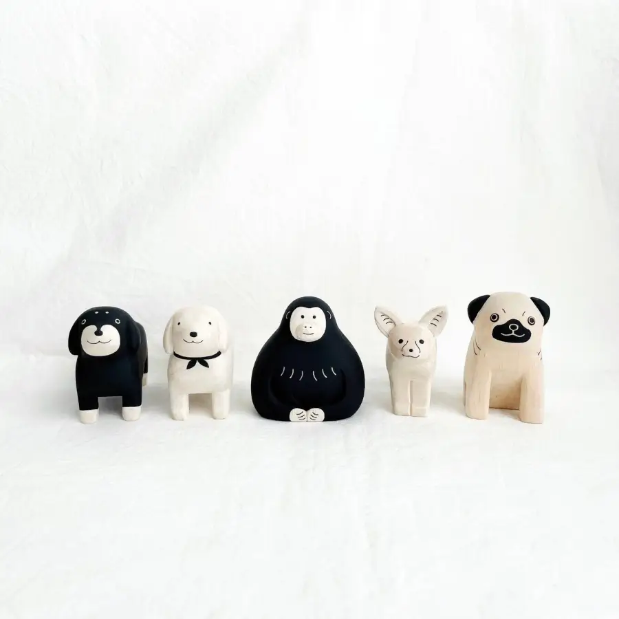 Figurine Chien Carlin en Bois (Copy) - Image 10