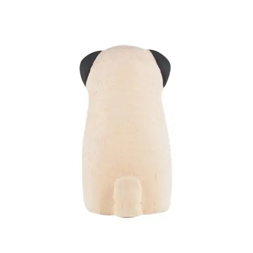 Figurine Chien Carlin en Bois (Copy) - Image 4