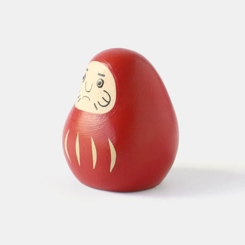 Figurine Daruma Mini en bois - Image 2