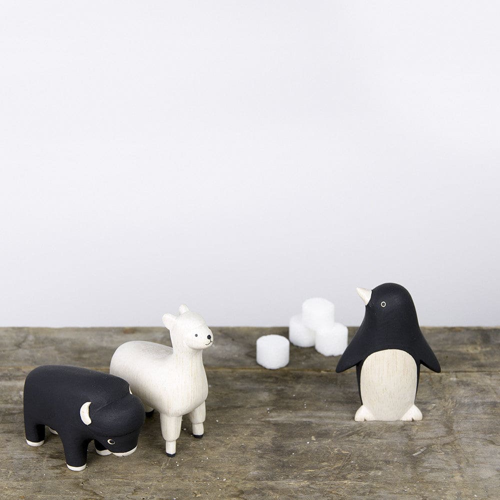 Figurine en bois - Bison - Image 2