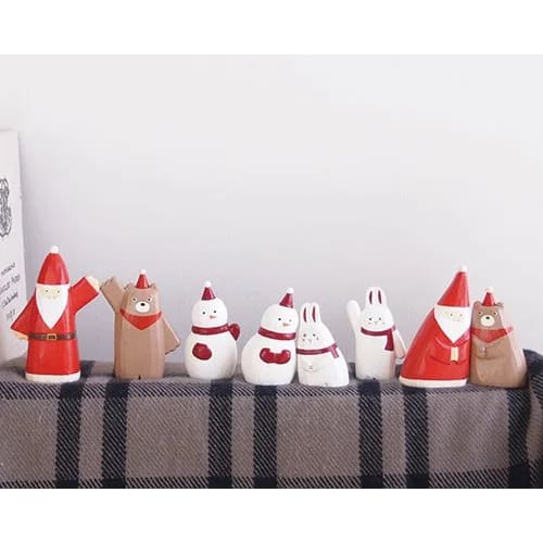 Figurine en bois - Bons amis de Noël - Top-là Bonhomme de neige - Image 2