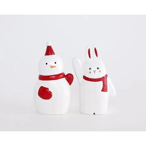 Figurine en bois - Bons amis de Noël - Top-là Bonhomme de neige - Image 3