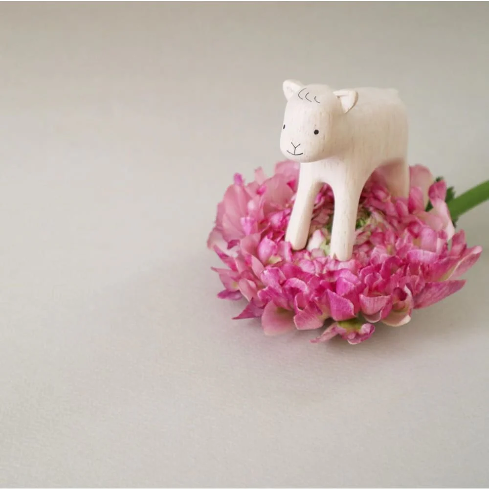 Figurine en bois - Chevreau - Image 3