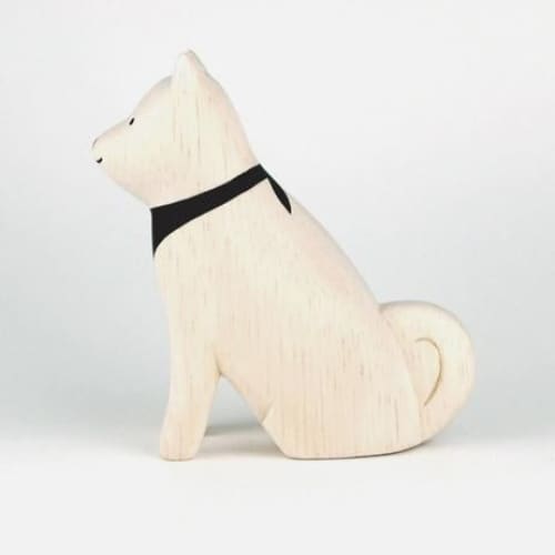 Figurine en bois- Chien Akita - Image 7