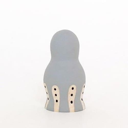 Figurine en bois été - Poulpe gris - Image 6