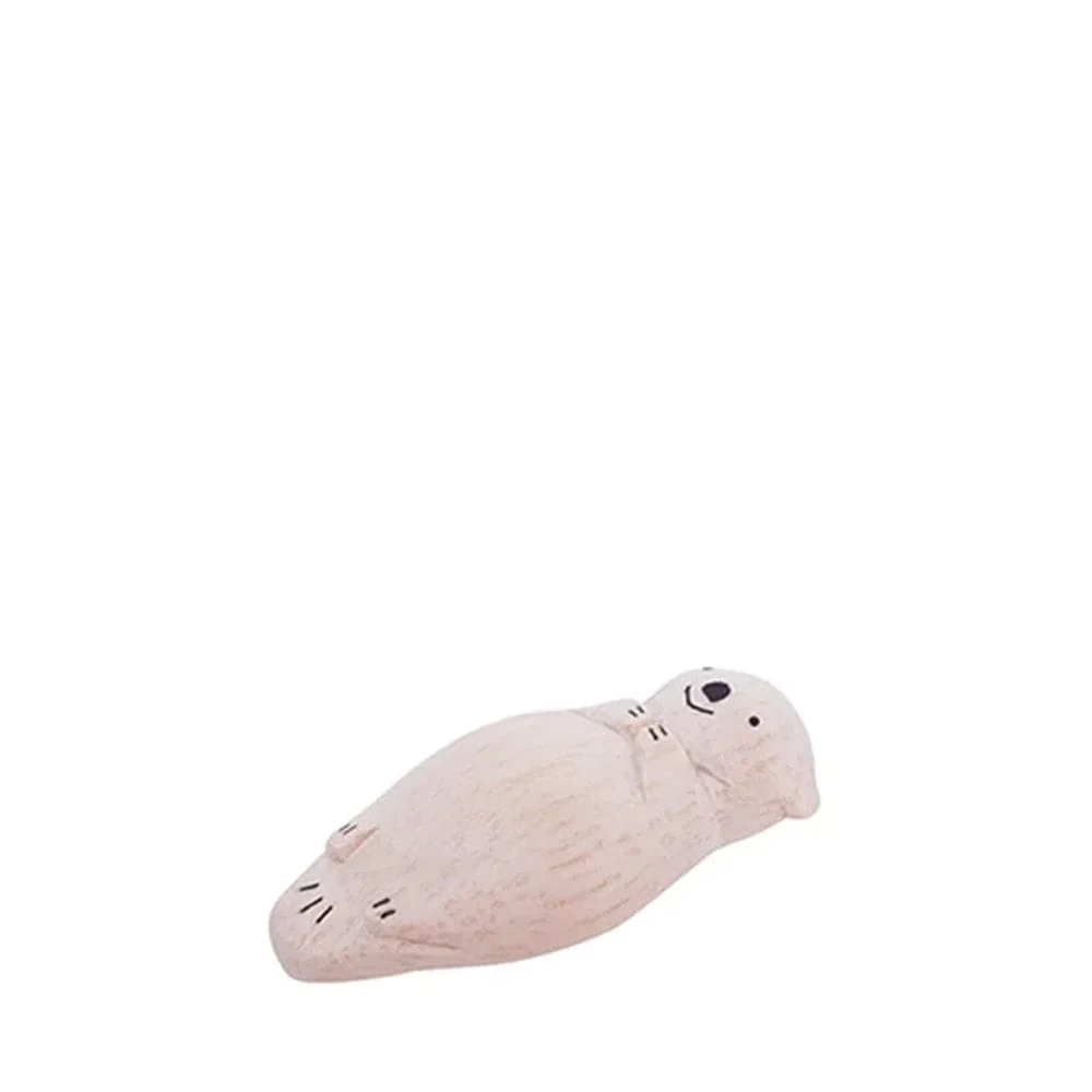 Figurine en bois Oyako - Bébé loutre de mer
