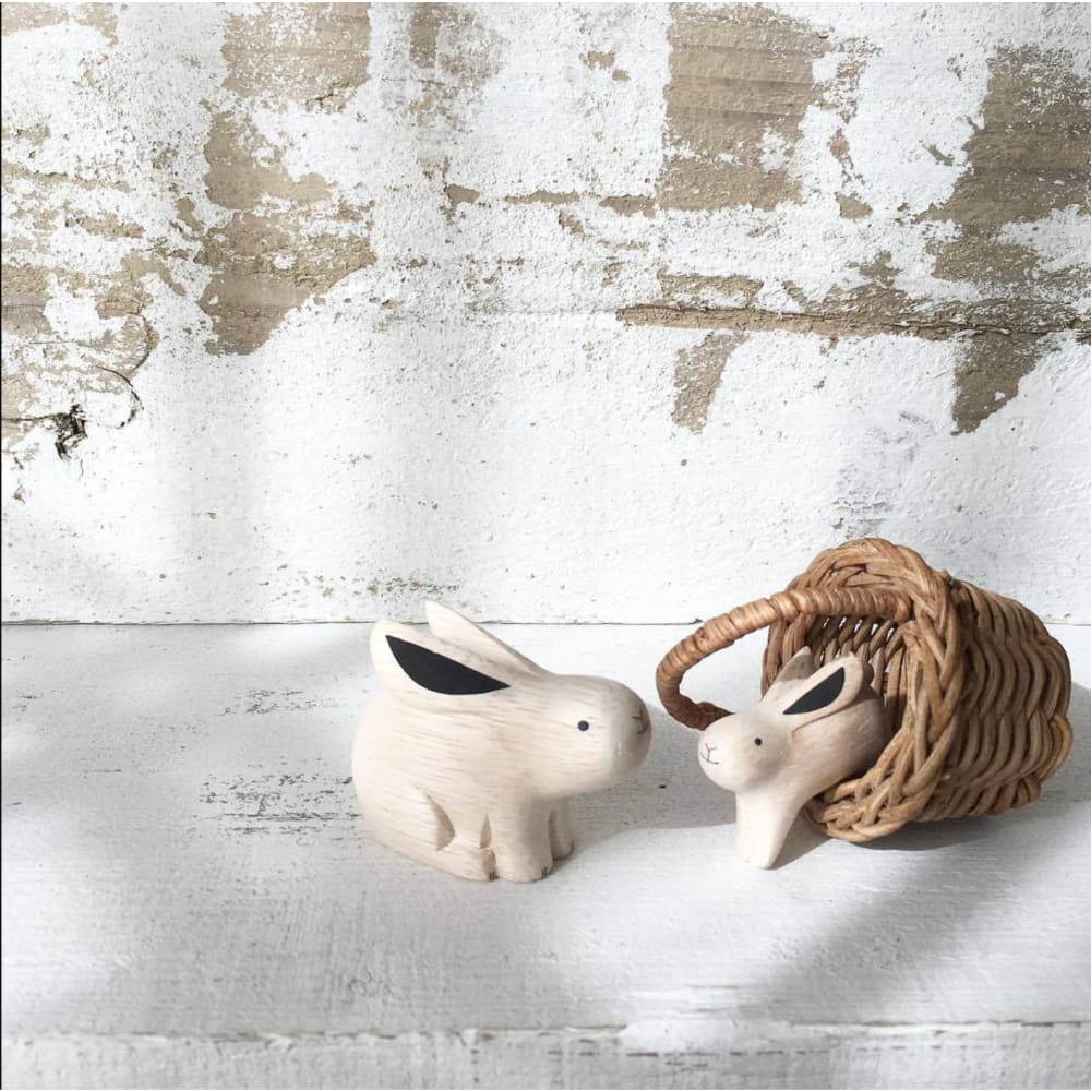 Figurine en bois Oyako - Parent lapin - Image 11