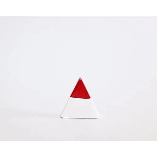 Figurine en Bois triangulaire - Bonhomme de Neige - Image 6