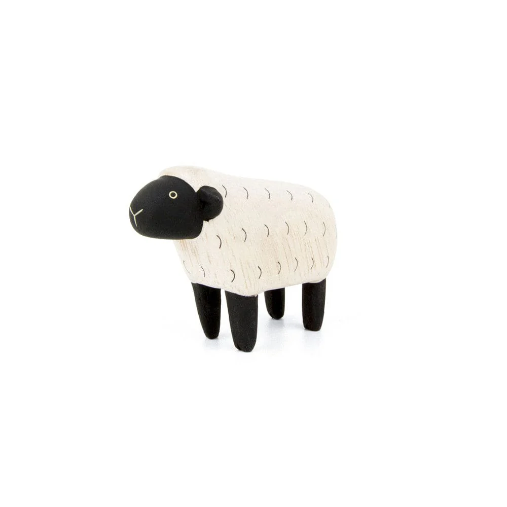 Figurine Mouton en Bois