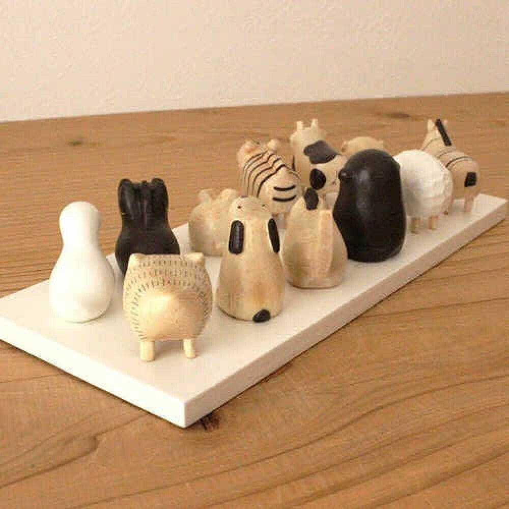 Figurine Set Zodiaque chinois en Bois - Image 5