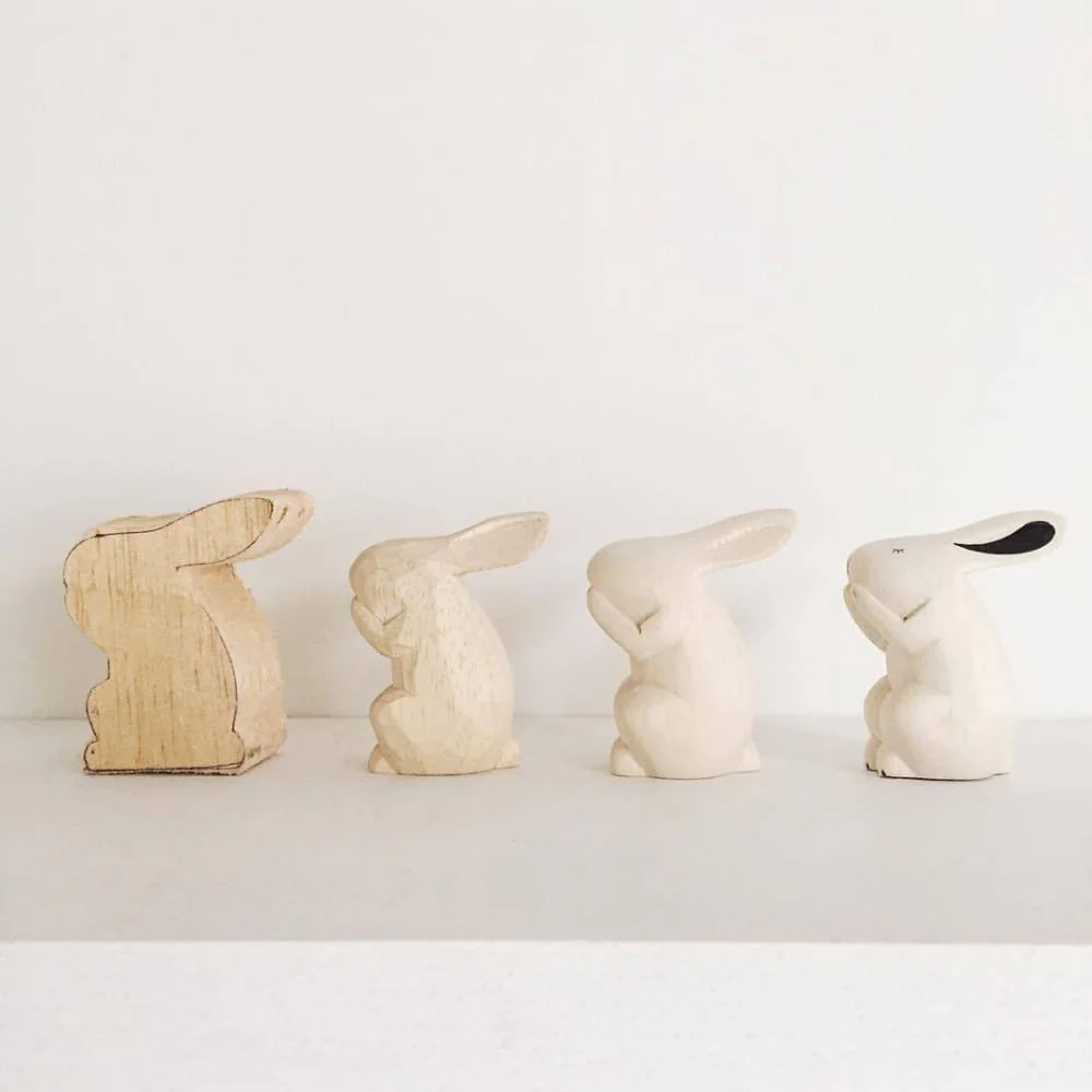 Figurine Signe en Bois - Image 10