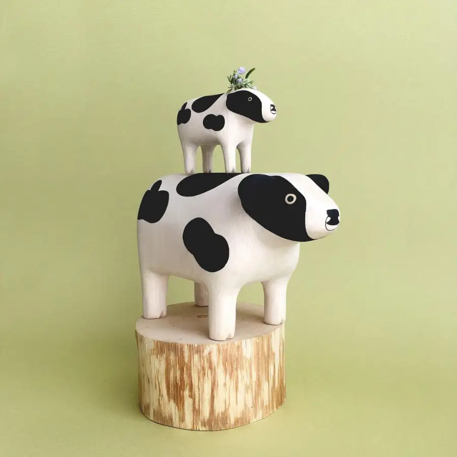 Figurine Vache  Pole Pole Grande Taille - Image 3
