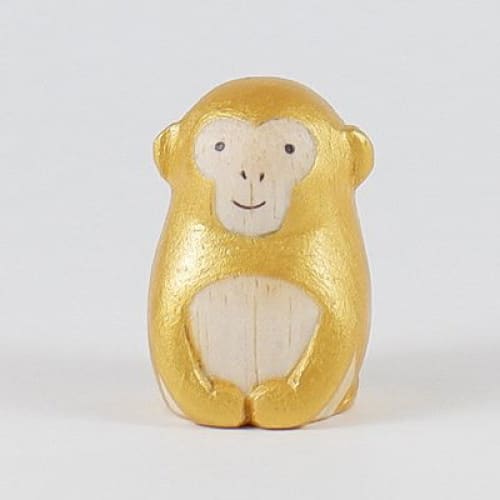 Figurines en bois - Set signes du zodiaque chinois - Or - Image 12