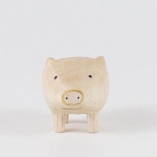 Figurines en bois - Set signes du zodiaque chinois - Or - Image 19