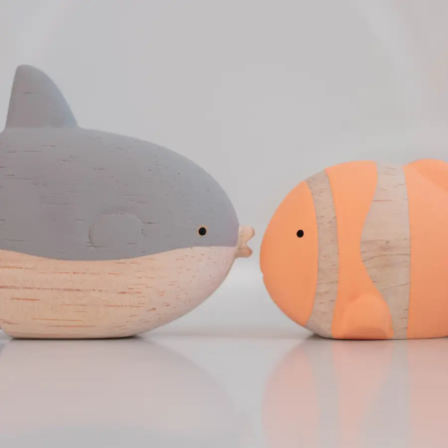 Poisson-lune en bois Edition Summer Limited - Image 3