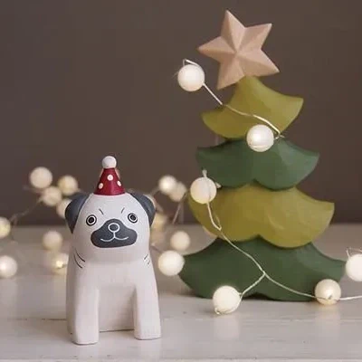 Figurine en bois – Carlin – Noël - Image 5
