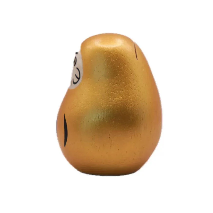 Daruma Engimon Or en Bois - Image 3