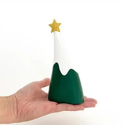 Figurine en bois – Sapin – Collection Noël Nakayoshi L - Image 2