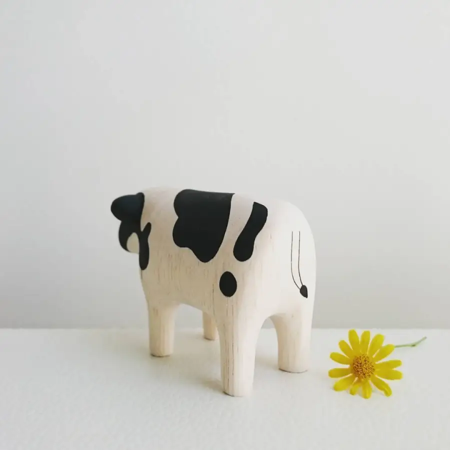 Vache en bois | PolePole - Image 2